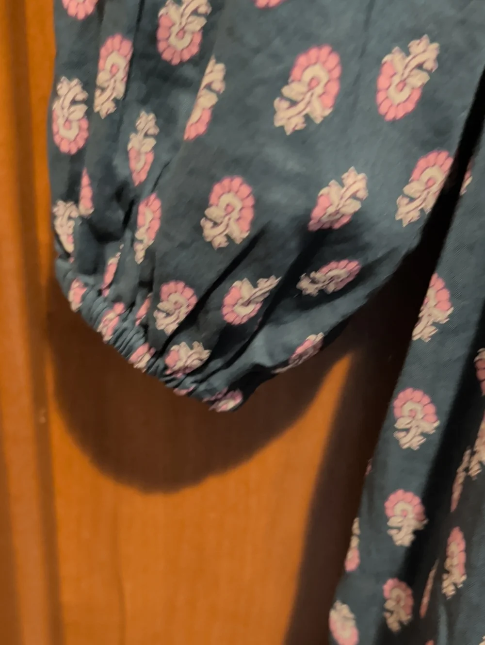 J. Crew Beachwear Teal Floral Print Swim Coverup